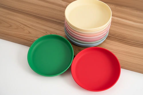 1PC Silicone Infant Plate Suction Feeding Bowl Baby Dishes Waterproof Newborn Essentials BPA Free Accessories Christmas Gift