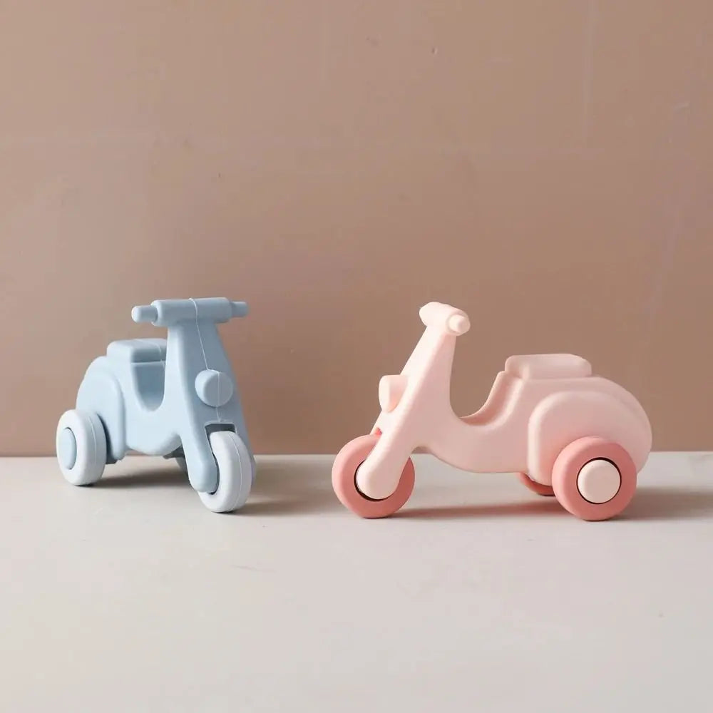 Jouet Voiture en Silicone pour Bébé - Jouet Éducatif Montessori Souple et Sécuritaire