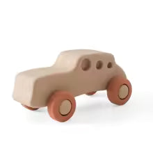 Jouet Voiture en Silicone pour Bébé - Jouet Éducatif Montessori Souple et Sécuritaire