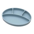 Non-Slip Silicone Divided Plate Waterproof BPA Free Suction Cup Dinner Plate Lightweight Dishes Feeding Plate Children Dining