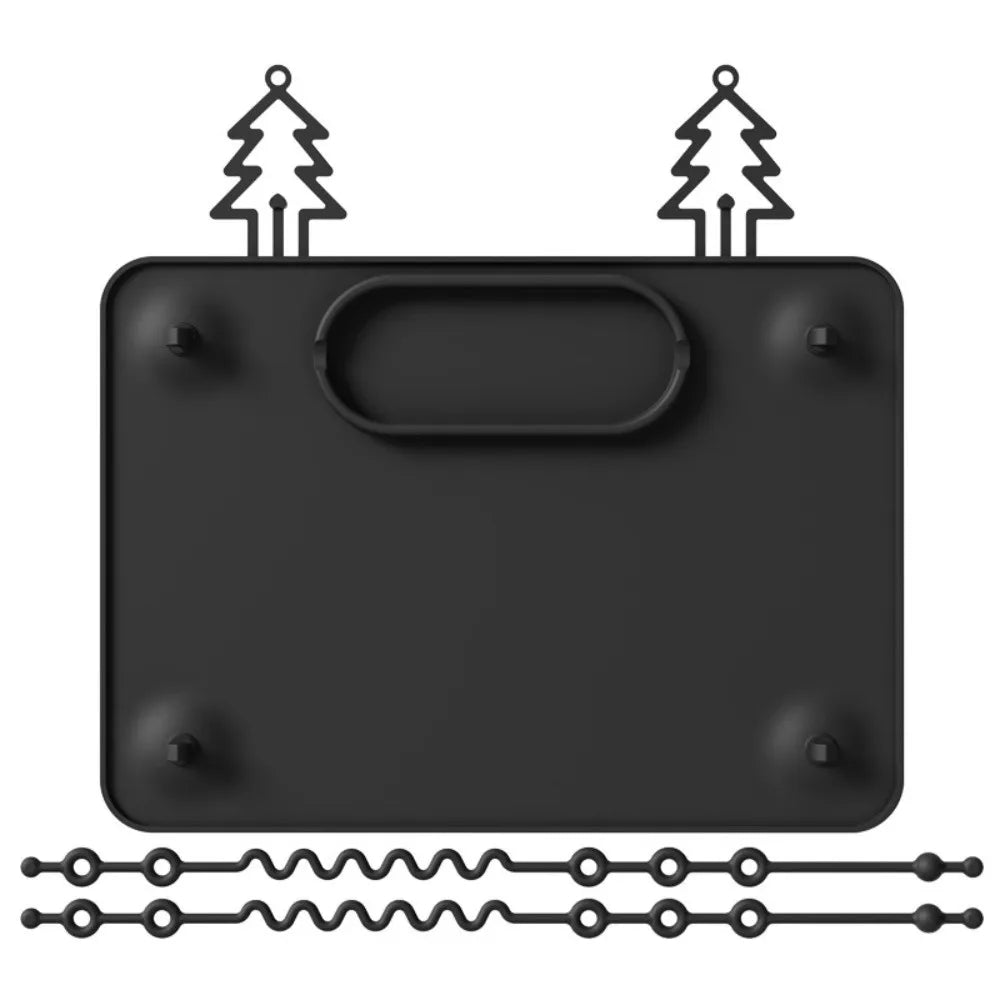 Strong Suction Baby Placemats Silicone with 2 Straps Suction Plates Anti-Slip Safe Baby Plates for Infants Toddlers