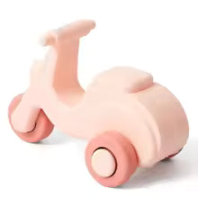Jouet Voiture en Silicone pour Bébé - Jouet Éducatif Montessori Souple et Sécuritaire