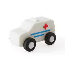 Jouet Voiture en Silicone pour Bébé - Jouet Éducatif Montessori Souple et Sécuritaire